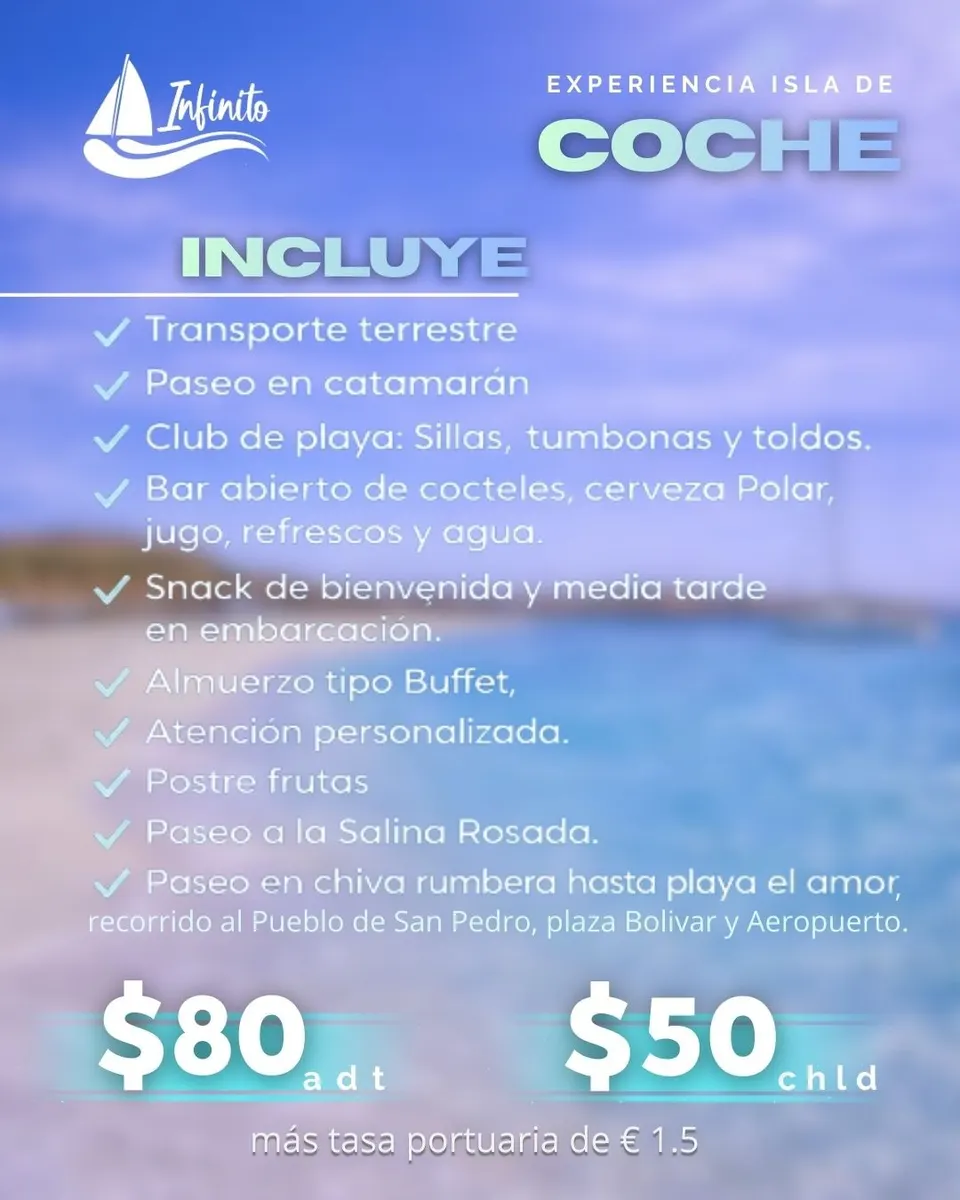 Full Day Isla De Coche